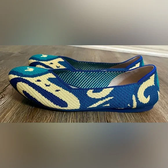 Rothy’s Shoes Flats The Flat Women's US 8 Moroccan Retired Ltd. Edition Ballet - Picture 2 of 10